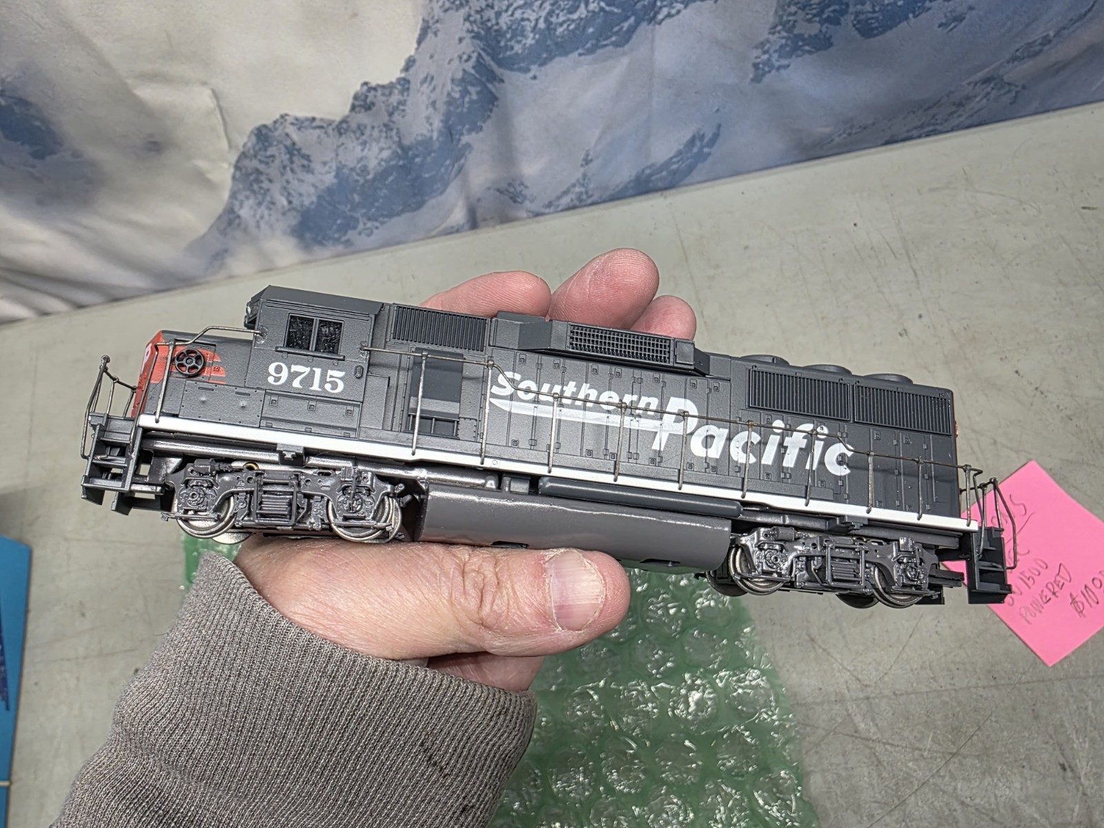 🔥 HO Scale Athearn 4776 Southern Pacific GP60 #9715 Motor Brass Flywheel NO BOX