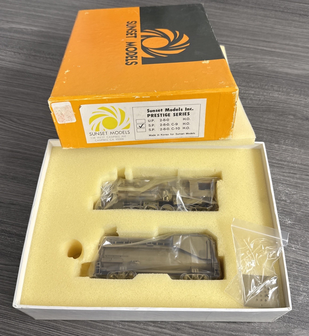 Sunset Models HO Brass #HO33 Consolidation Southern Pacific 2-8-0 C-9 – LNIB!