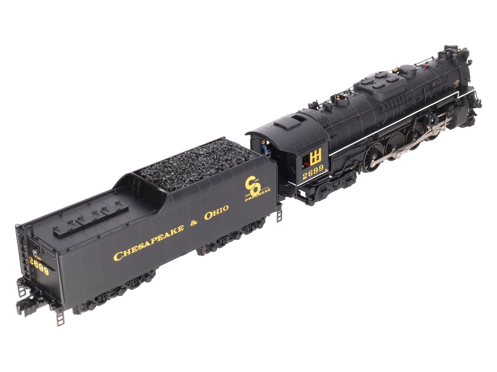 Lionel 6-38076 O Gauge Chesapeake & Ohio 2-8-4 Berkshire Steam Locomotive #2699