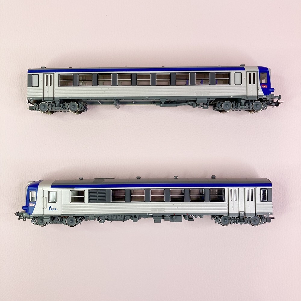 Jouef Loisirs HJ2612 X 4300 Motor + Trailer SNCF Gray/Blue