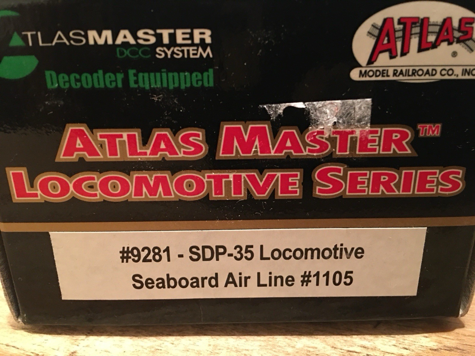 HO Atlas 9281 Seaboard Air Line SDP-35 Diesel Locomotive SAL #1105 DCC