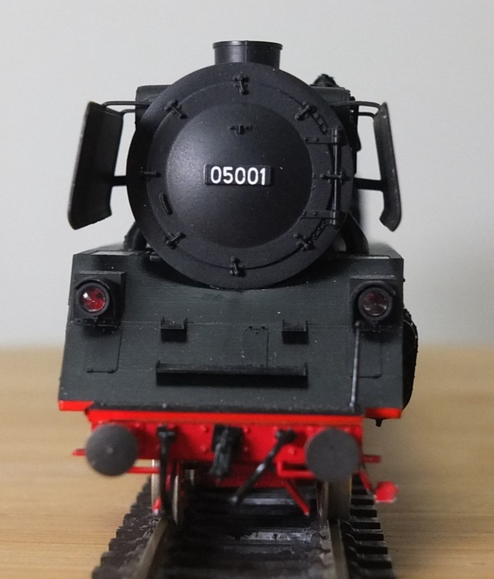 Liliput 105 10 HO gauge DB BR 05 Steam locomotive in black livery