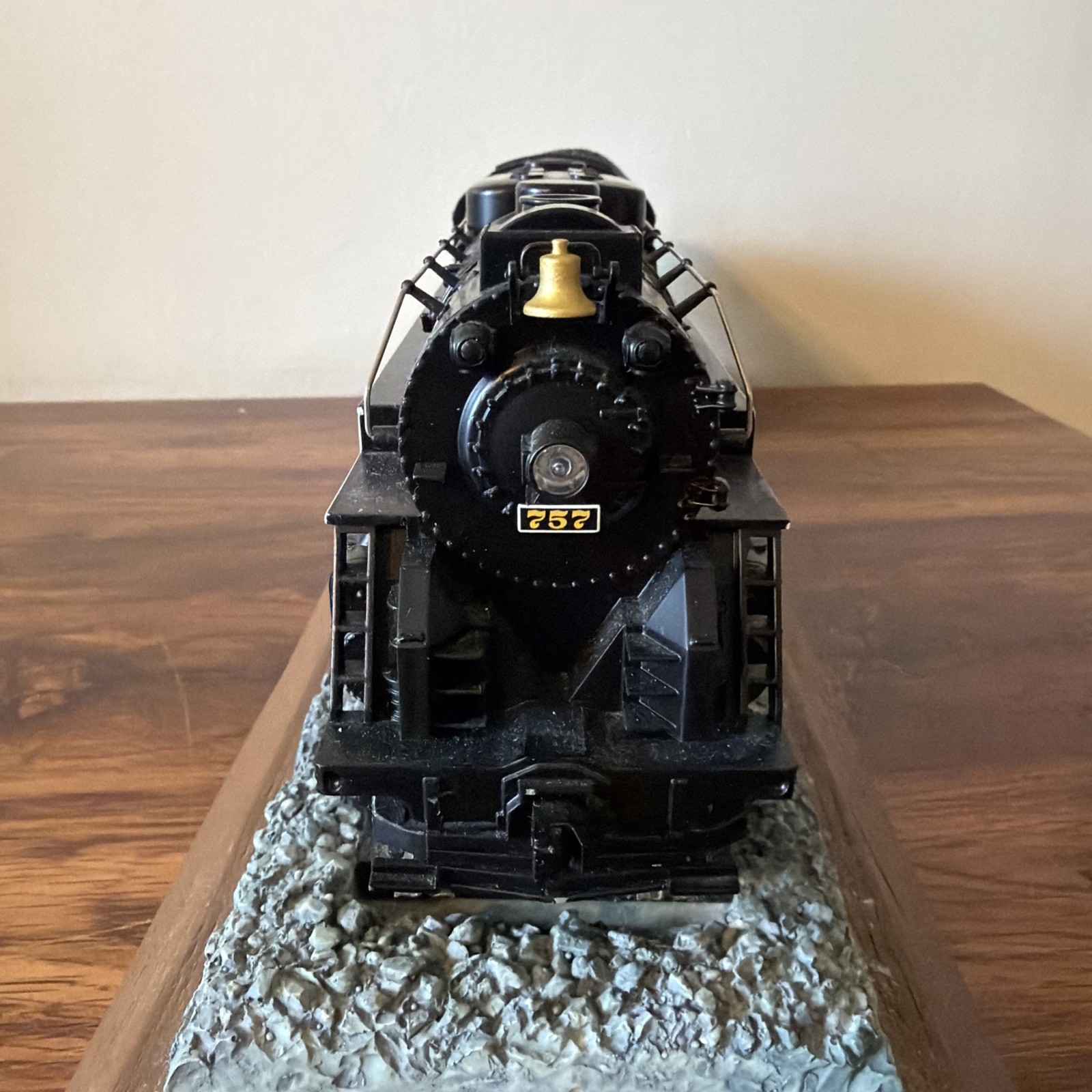 LIONEL NICKEL PLATE 2-8-4 BERKSHIRE LC 2.0 #757 STEAM ENGINE O GAUGE W/ Display