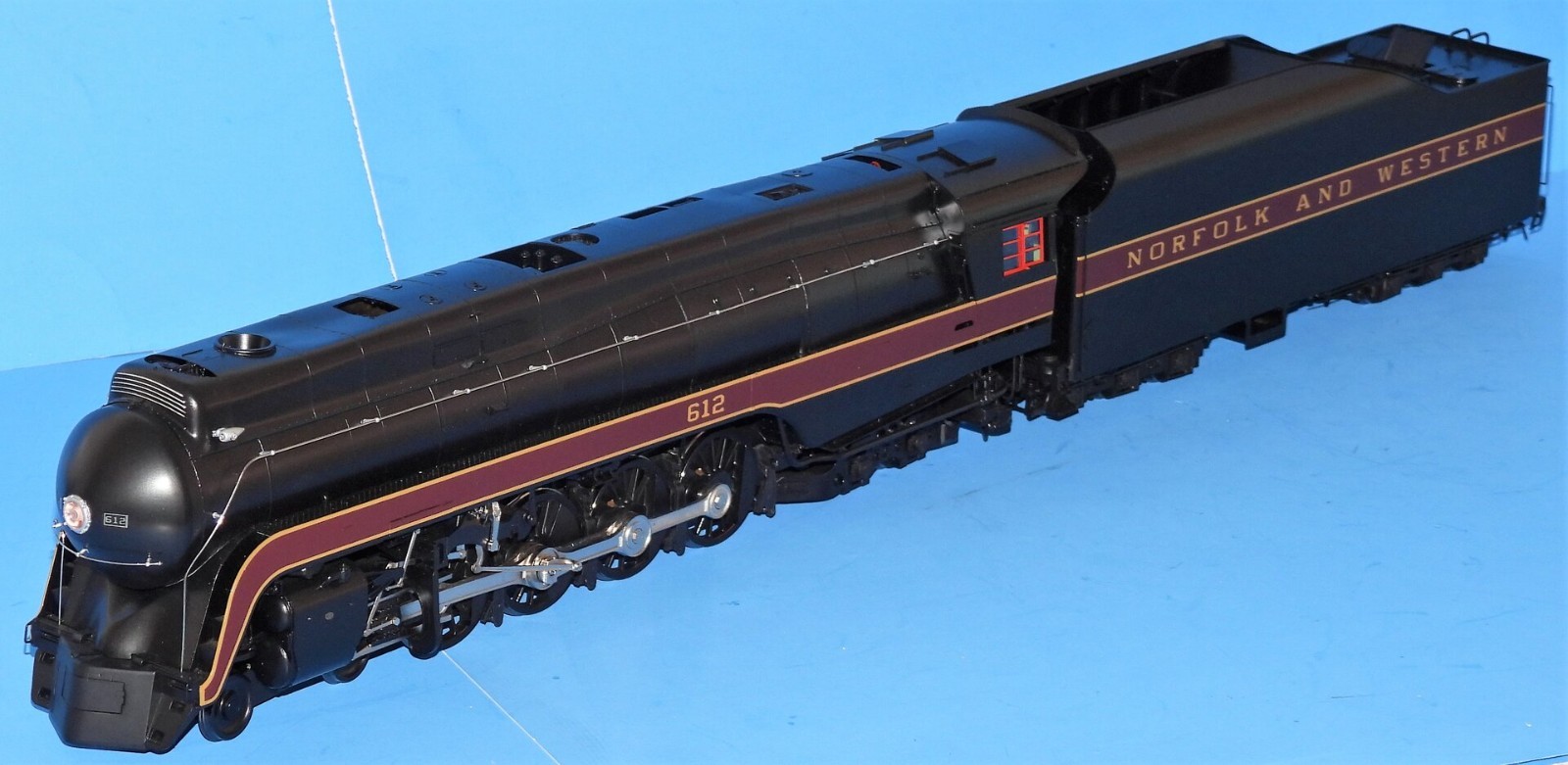 O Brass N&W J-Class 4-8-4 Steam Locomotive #612 Overland Models 0927.1