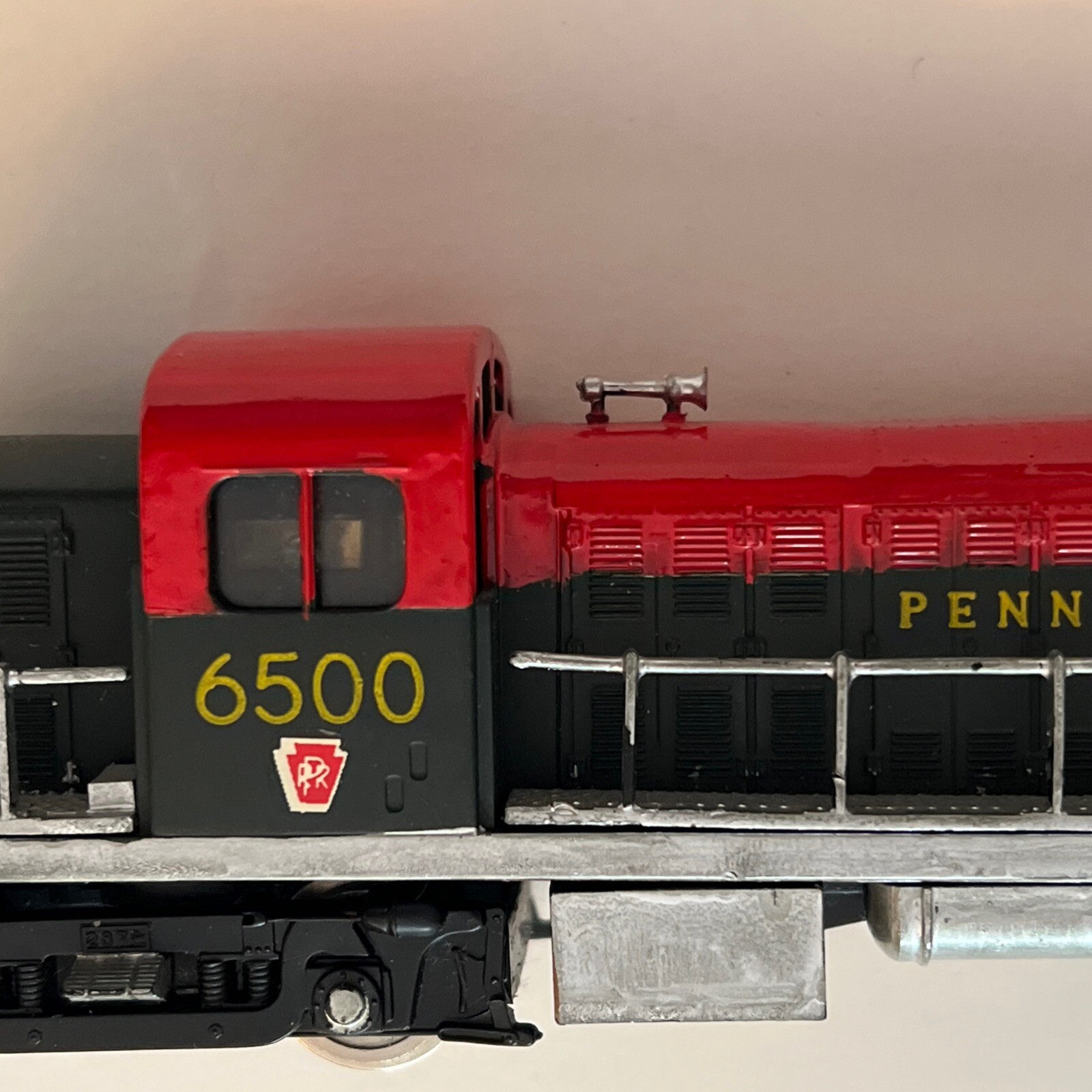 AHM HO Pennsylvania 6500 locomotive Red 2870 Diecast Yugoslavia
