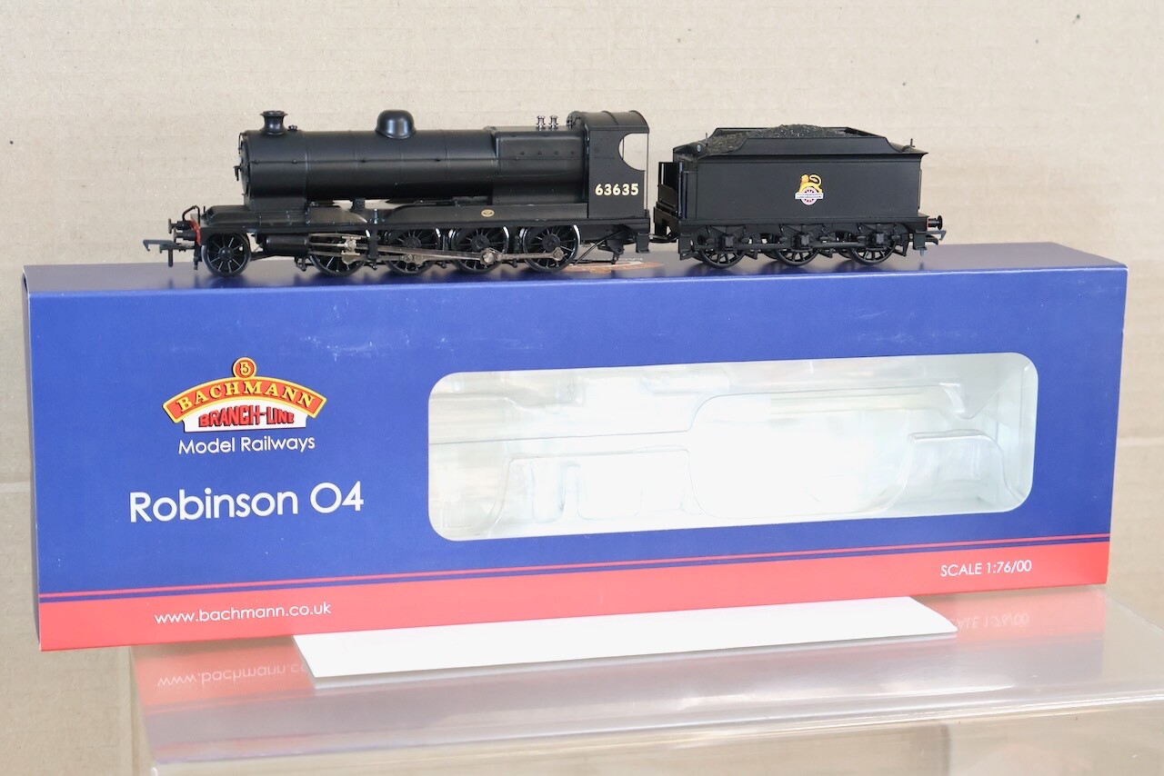 BACHMANN 31-002 DCC READY BR 2-8-0 ROBINSON CLASS O4 LOCOMOTIVE 63635 ol