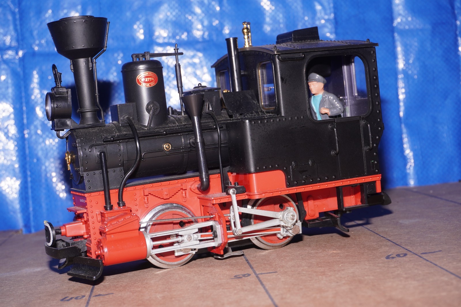 LGB Stainz Digital 20212 G-Scale Steam Locomotive with Sound, Black