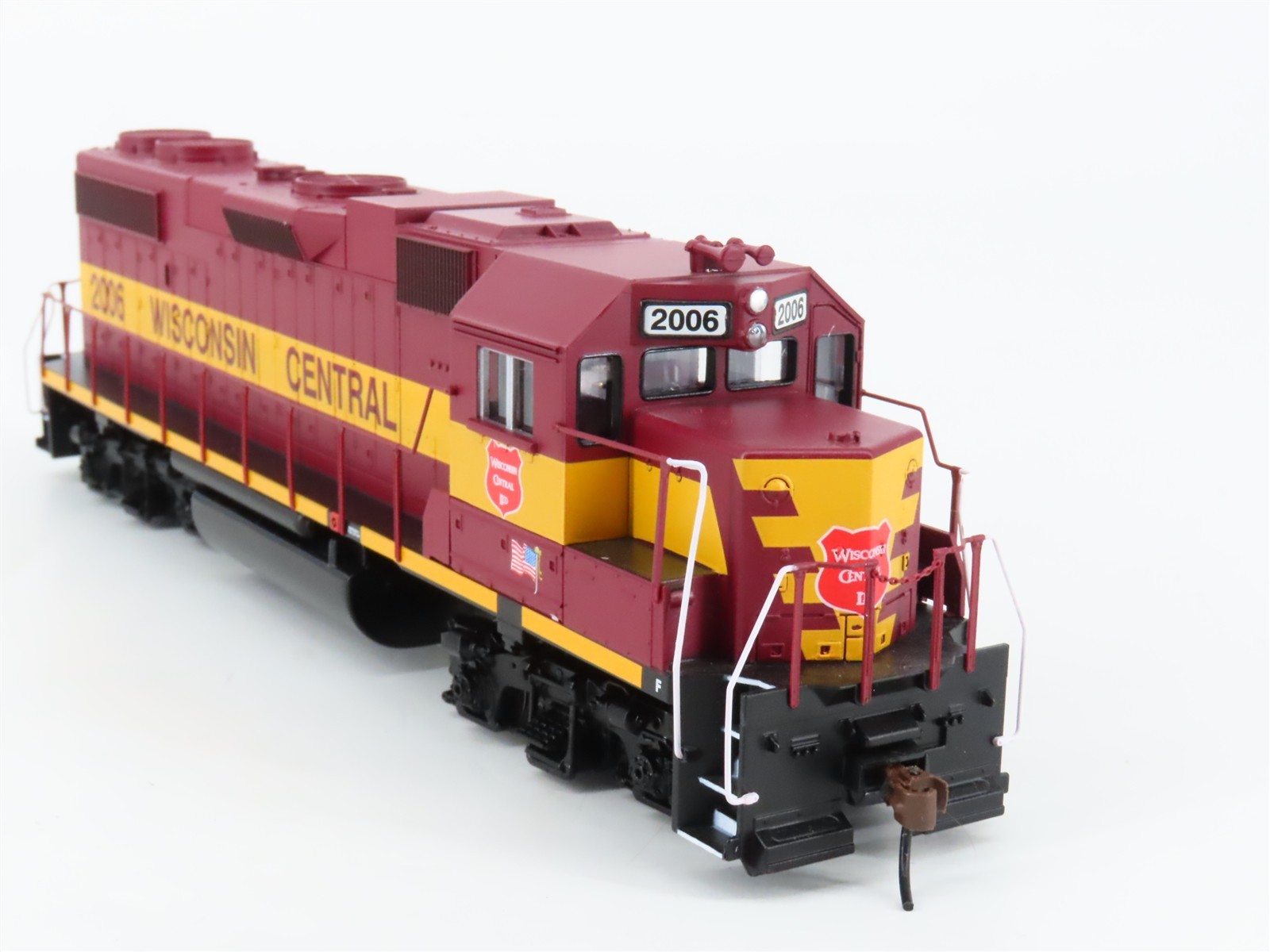 HO Scale Athearn 79993 WC Wisconsin Central EMD GP38-2 Diesel Locomotive #2006