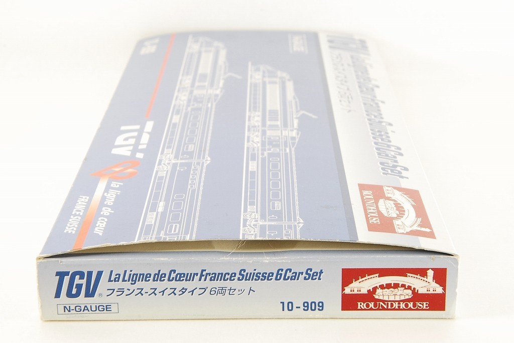 KATO N scale TGV 10-909 La Ligne de Coeur France Suisse 6 car set Flaw Condition