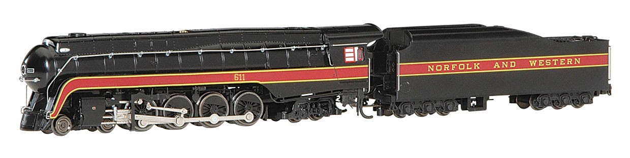 N N&W 4-8-4 Class J 611 W/sd