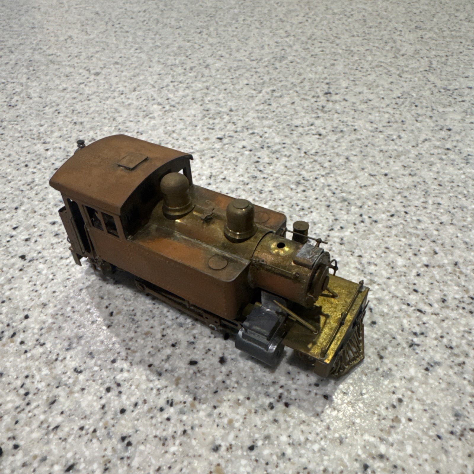HO Ken Kidder Brass conductor train and cargo train ￼￼