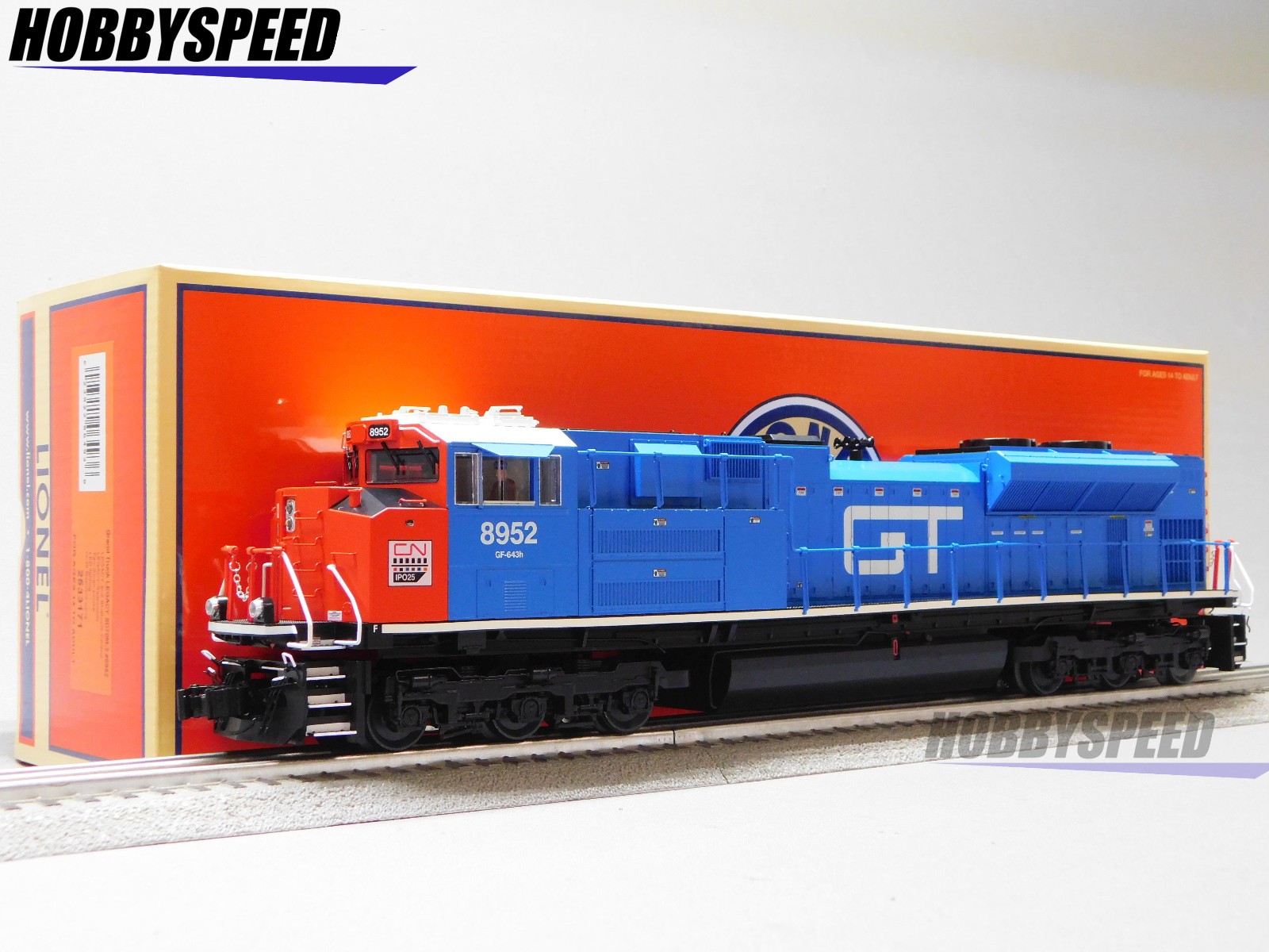 LIONEL BTO GRAND TRUNK LEGACY SD70M-2 #8952 DIESEL ENGINE O GAUGE 2533171 NEW