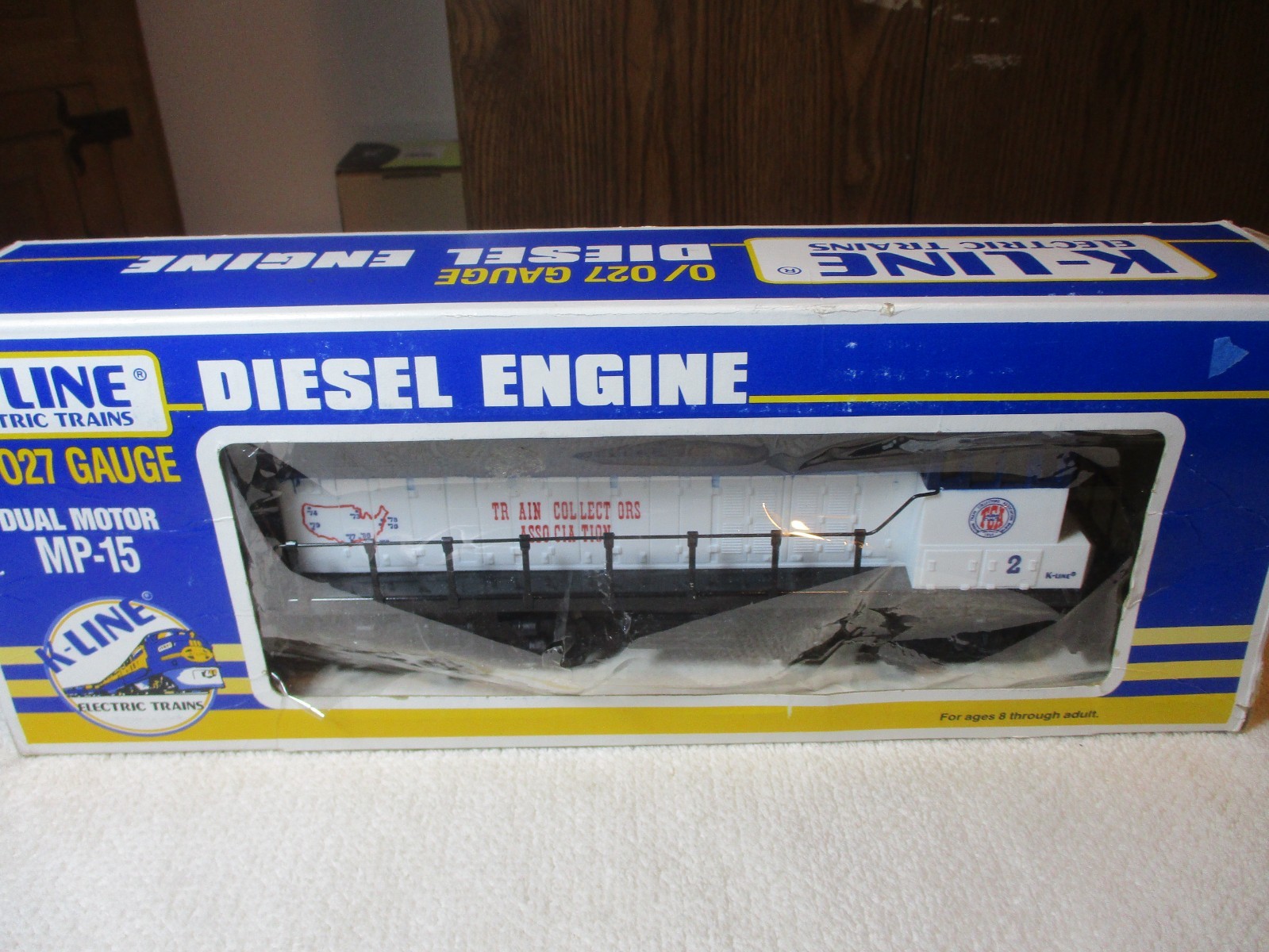 K-Line K2222 TCA MP-15 Diesel Switcher Engine #2 O scale LNIB Mint Box is Fair