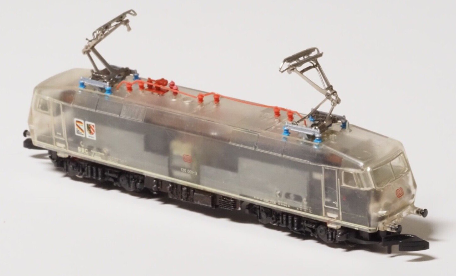 8853 Märklin Spur Z Scale Pressepräsent Sonderlok Transparent Top BR 120