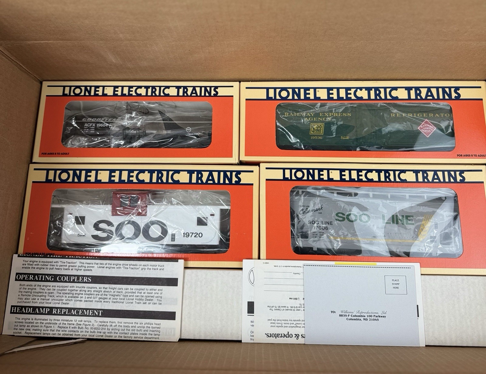Lionel O Gauge SOO Line Special GP-38-2 Diesel Locomotive Freight Set Brand New!