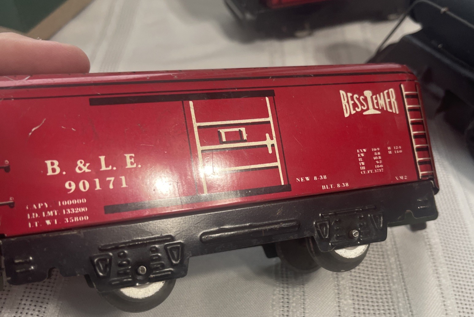 Vintage 1950’s Marx Train Locomotive Engine & More Untested (Lot Of 6) Tin Litho