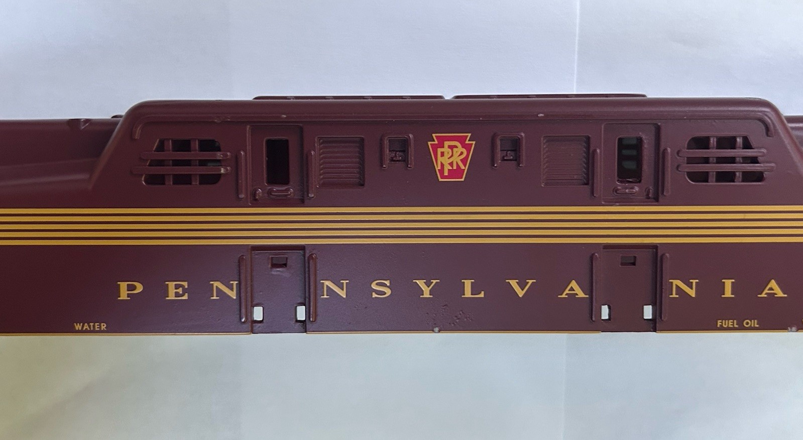 MTH O Scale 4910 GG-1 Shell Pennsylvania Diecast In Tuscan