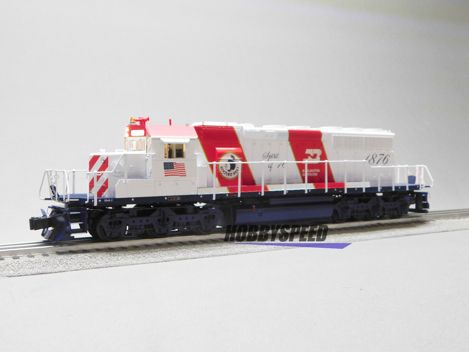 LIONEL BURLINGTON NORTHERN LEGACY SD40-2 DIESEL ENGINE #1876 O GAUGE 2233511 NEW