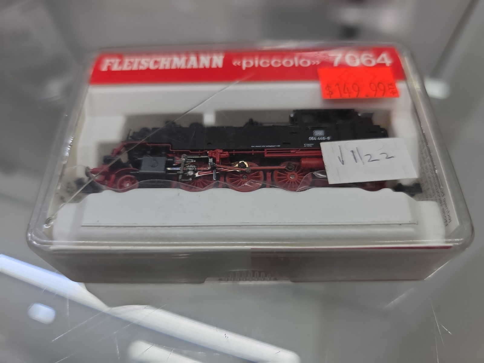 Fleischmann Piccolo 7064 N Scale DB BR 064 Steam Locomotive – Mint & Tested!
