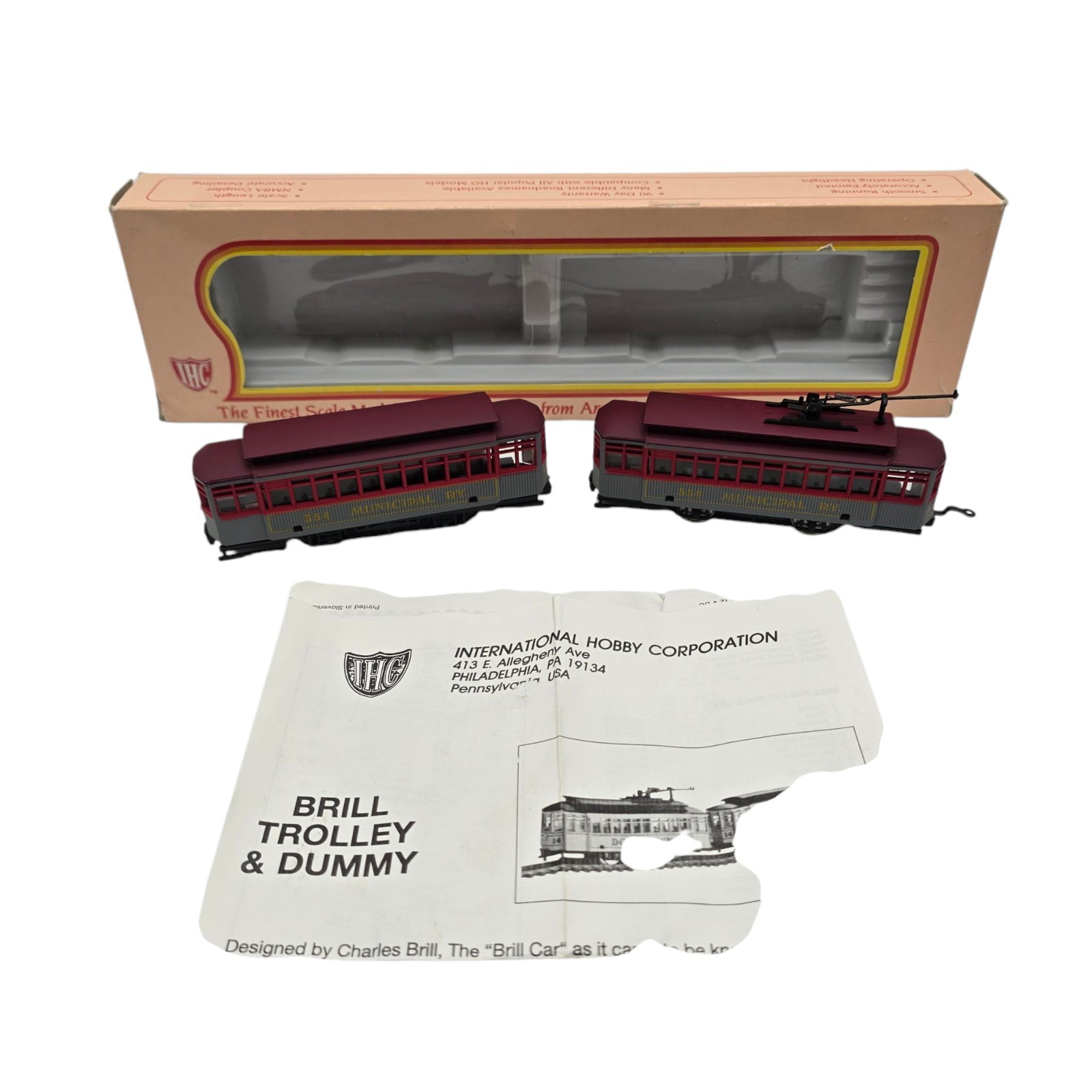 International Hobby H0 Brill Trolley Car 354 Municipal RY Analog