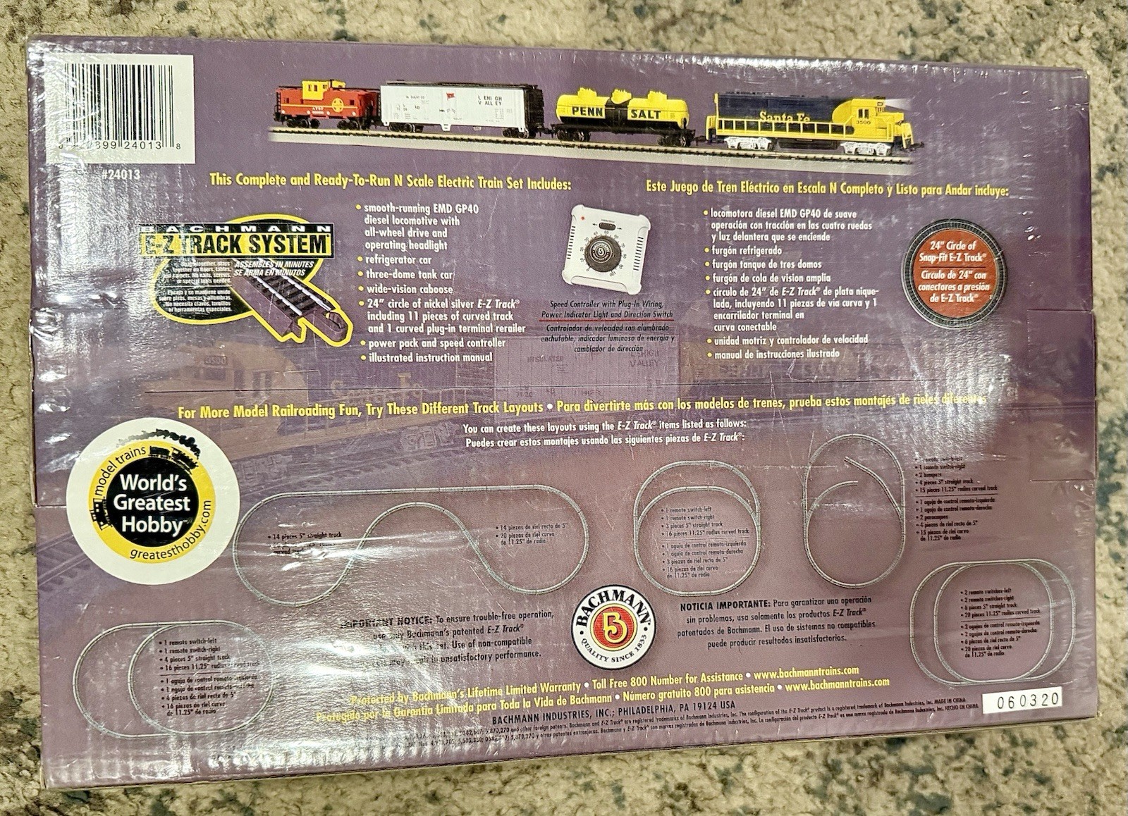 Bachmann N Scale Thunder Valley Train Set 24013