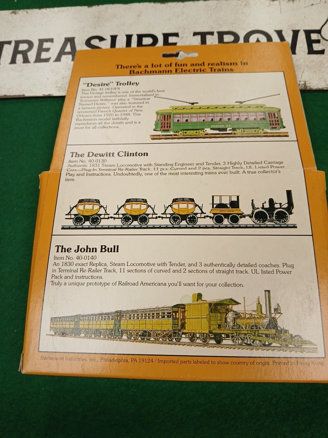 1985 Bachmann HO Scale San Francisco Powell & Hyde Cable Car Grolsch Beer NEW!