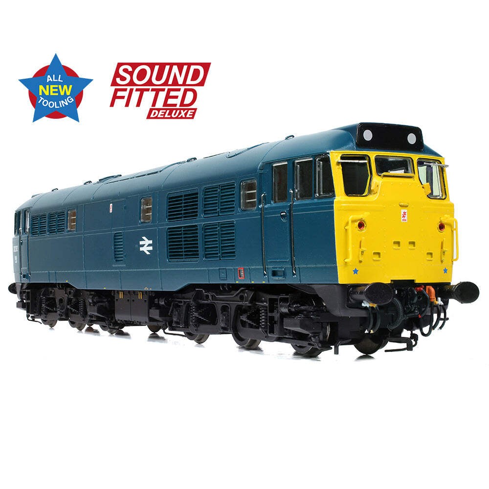 Bachmann 35-805ASFX OO Gauge Class 31/1 31293 BR Blue DCC SOUND DELUXE