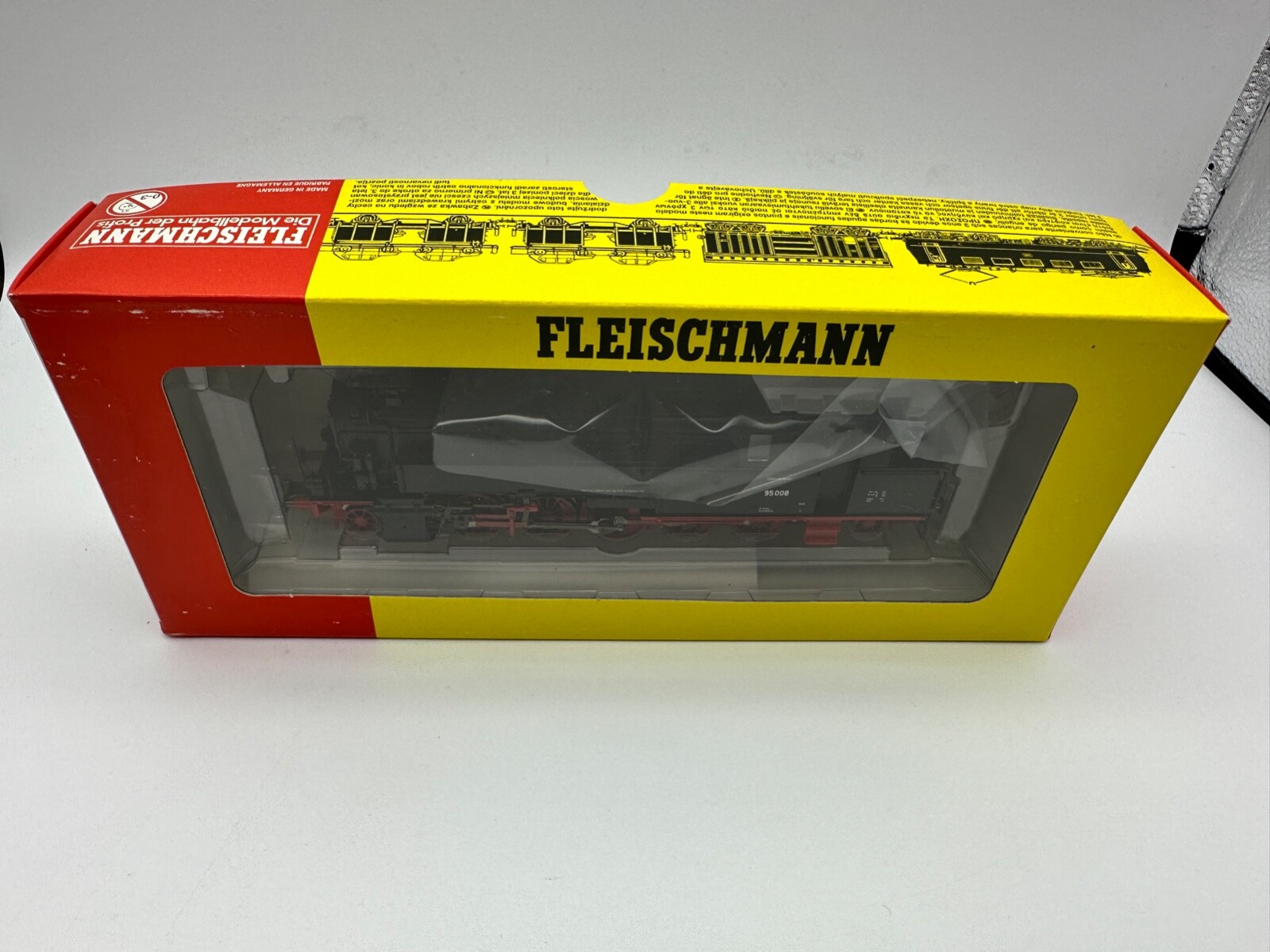 RARE! Fleischmann 1055 – Tank Locomotive of the DB, class 95.0 – HO scale – NIB