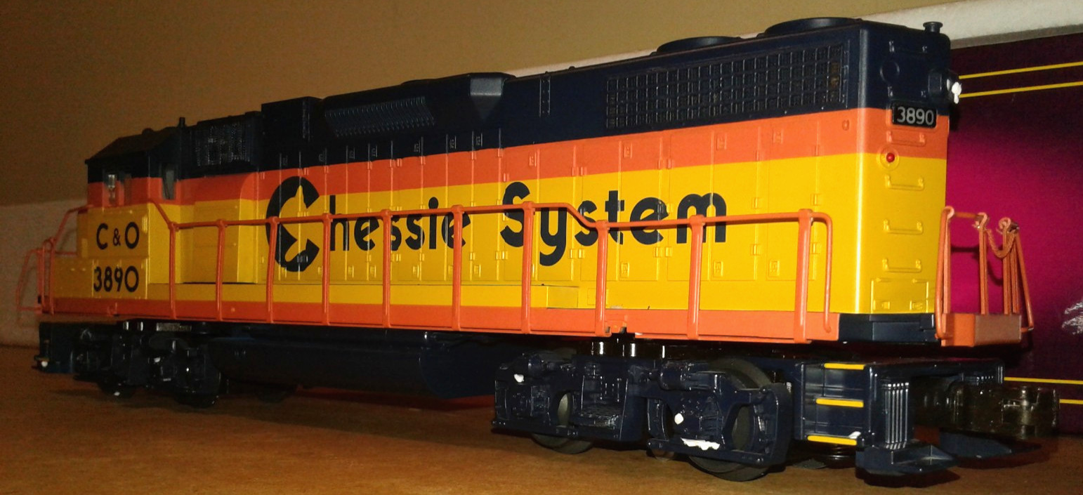 O 3-RAIL MTH EMD GP38-2 CHESSIE SYSTEM C&O #3890 20-2186-1 PROTOSOUND