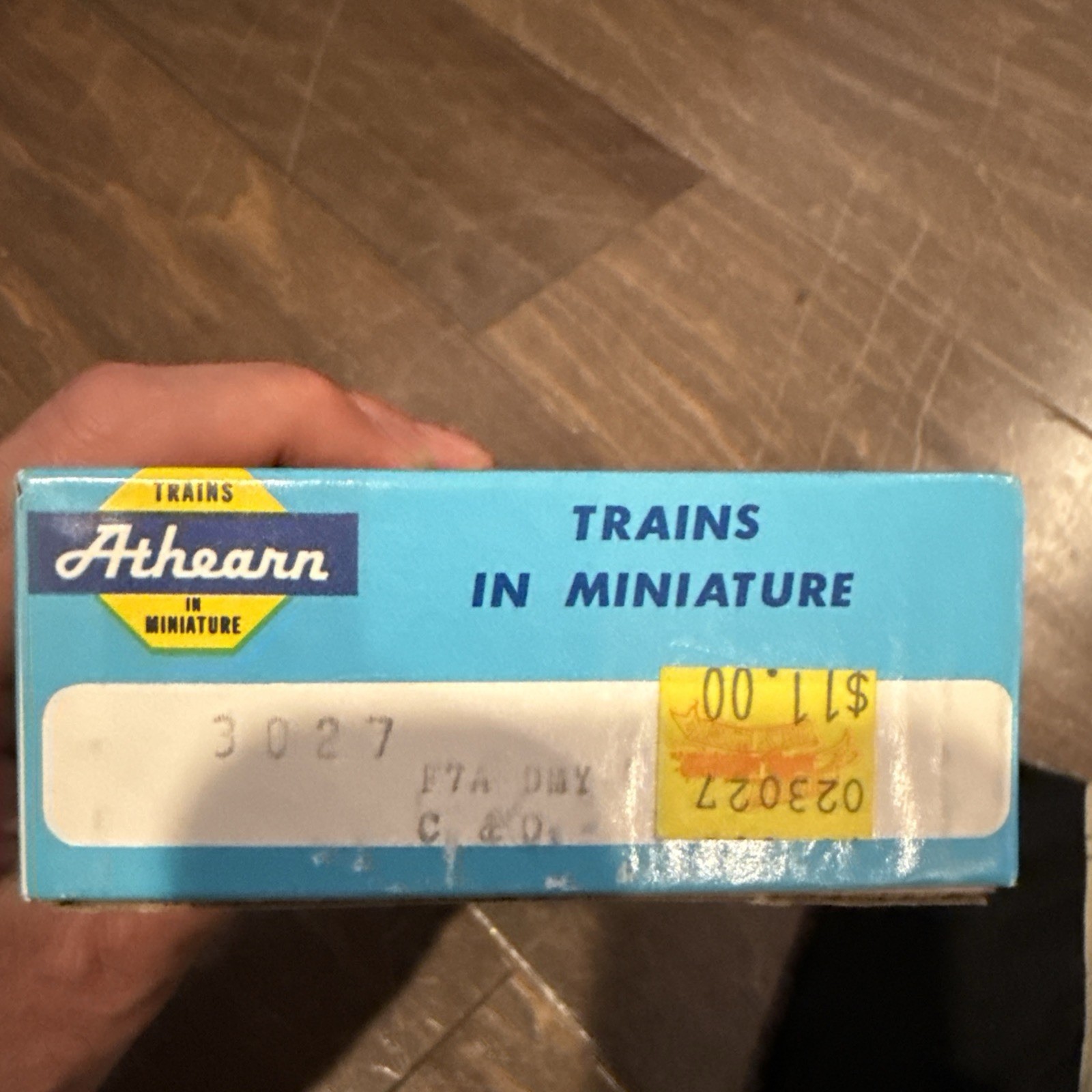 Athearn 3027 and 3028 C&O DMY F7A and B Units Set of 2 HO Scale