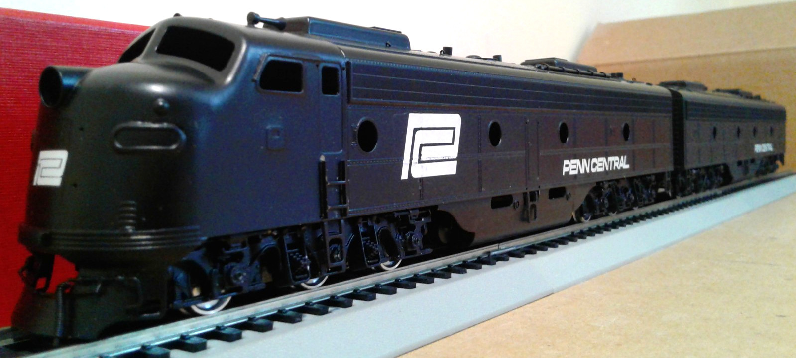 HO SCALE BRASS WESTSIDE MODEL COMPANY WMC E9/B SET PENN CENTRAL PC