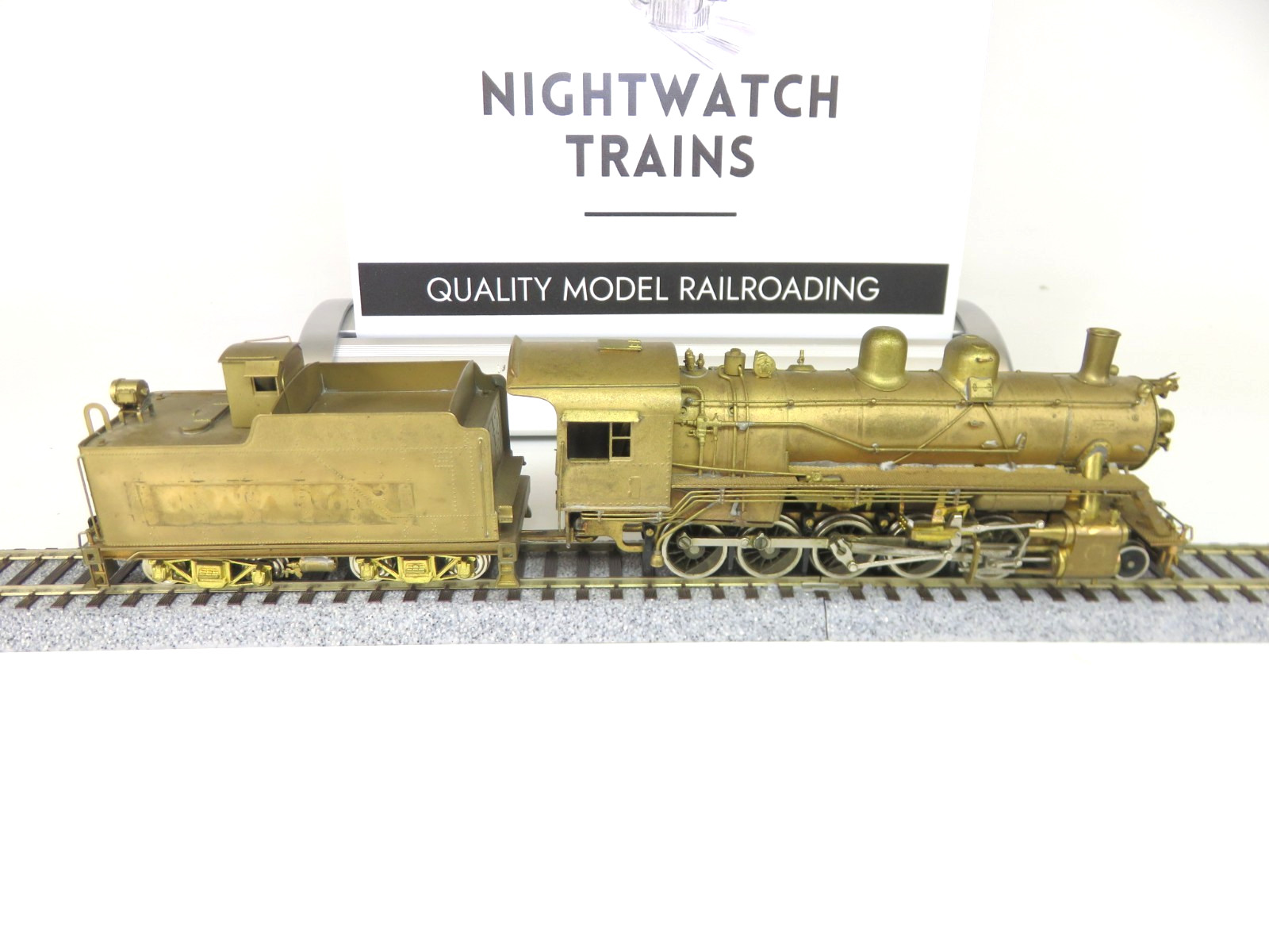 Pacific Fast Mail Brass HO Scale Frisco 2-10-0 Russian Steam Locomotive
