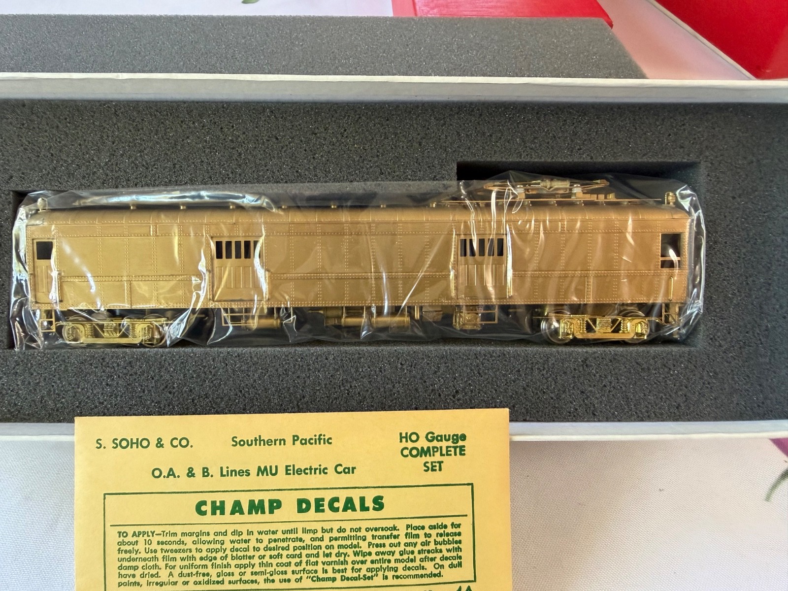 HI-COUNTRY BRASS #2405 SOUTHERN PACIFIC #700 BAGGAGE CAR HO SCALE