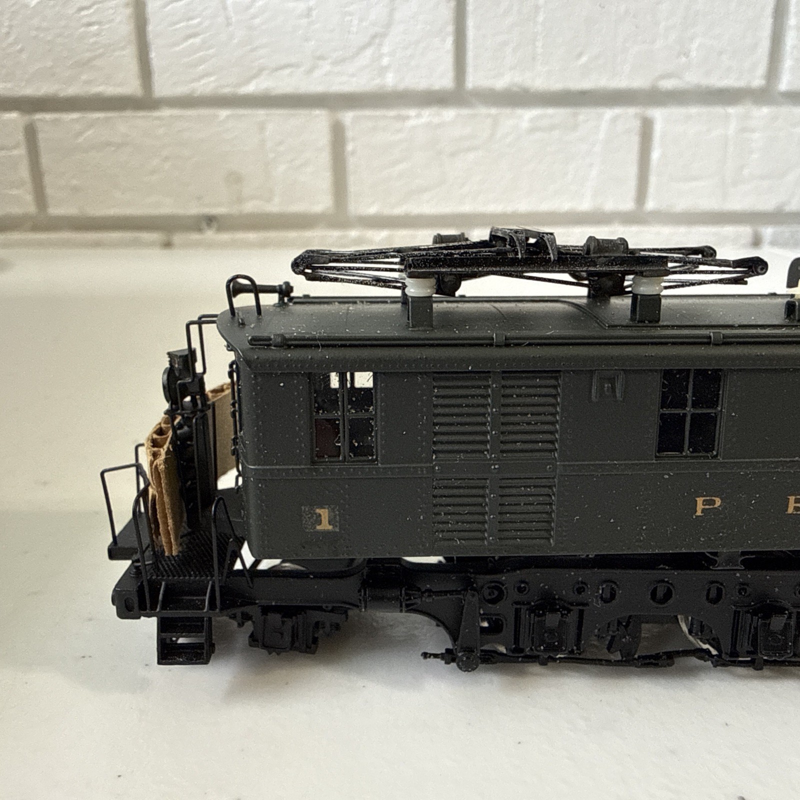 Custom NJ Brass 344 HO Brass Train PRR Pennsylvania Class FF-2 Electric ~AS IS