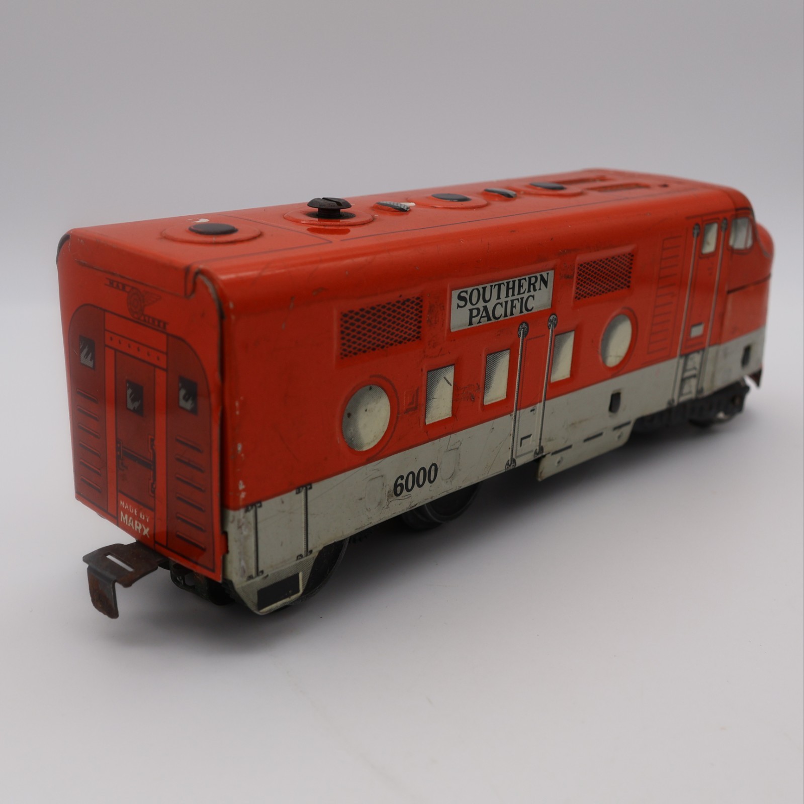 Marx Southern Pacific 6000 Diesel Engine Orange O Gauge Train Locomotive UNTEST
