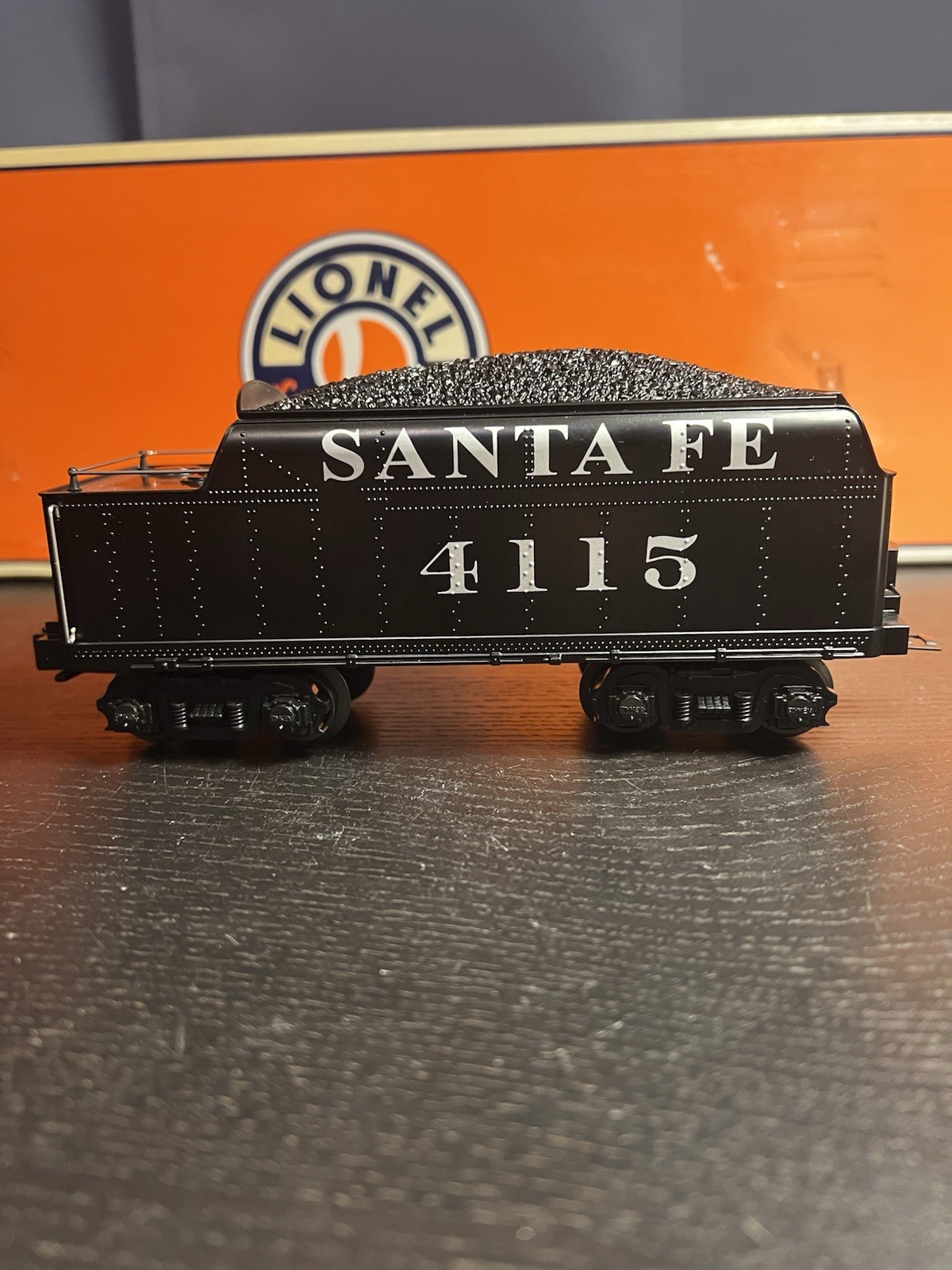 Lionel Santa Fe Berkshire Steam Locomotive Engine W/ Tender #4115 NEW IN OG BOX