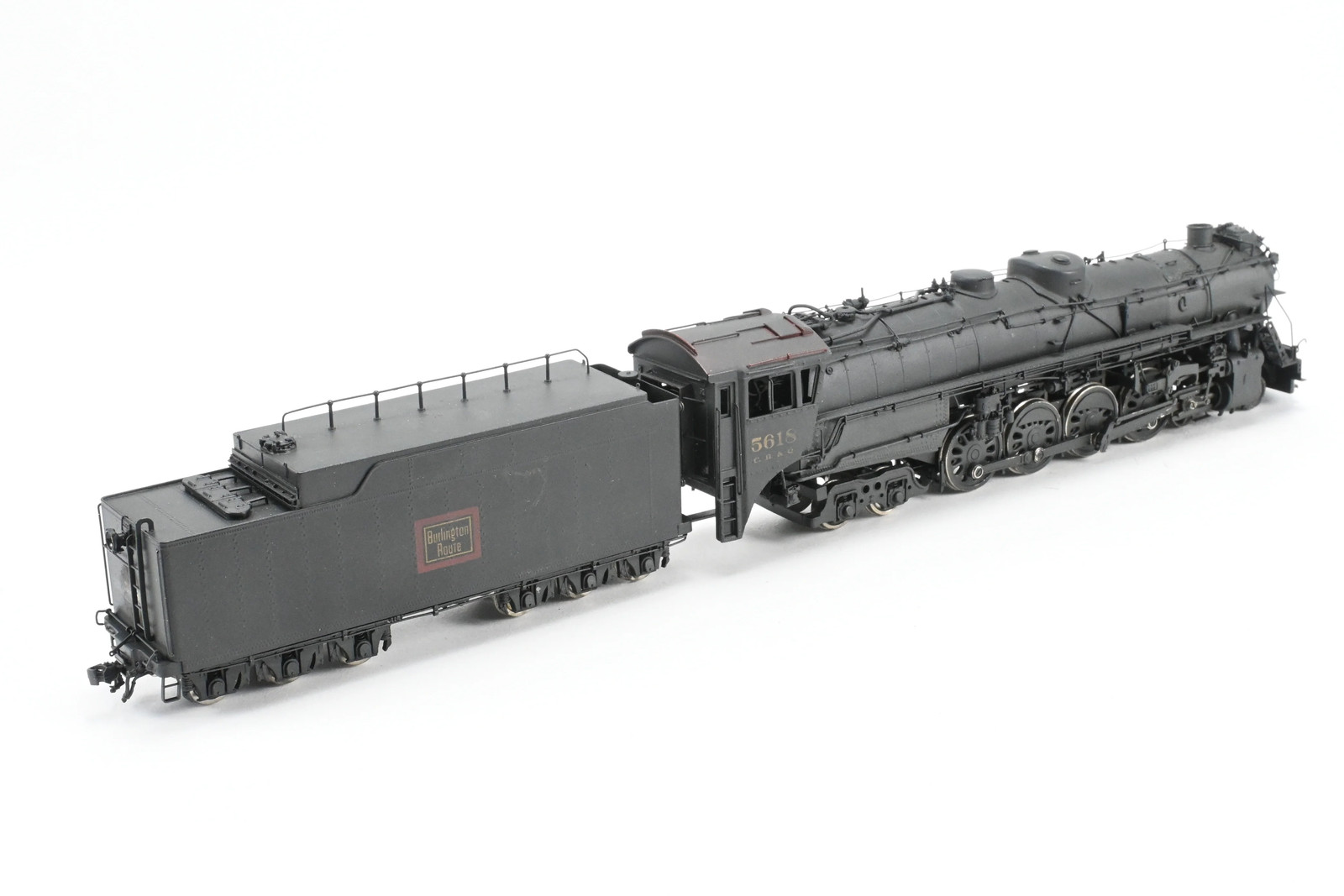 HO Brass NJ Custom Brass CB&Q Burlington Route Class O5B 4-8-4 Custom Painted