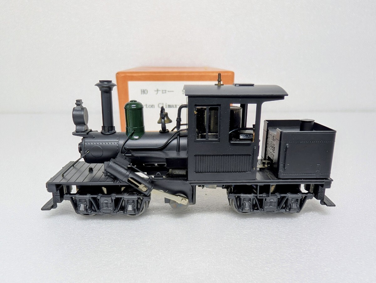 Sugiyama Model 14-Ton Climax Geared Steam Locomotive HO Narrow 9mm Tested #127