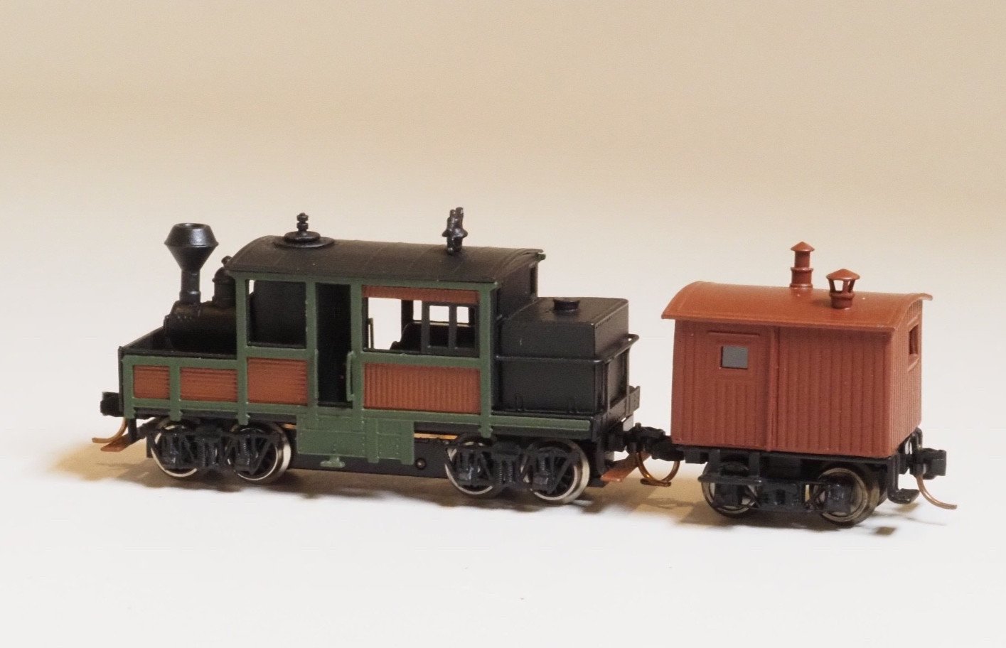 Brass N-scale 30056 Westmodel Logging Caboose early American era