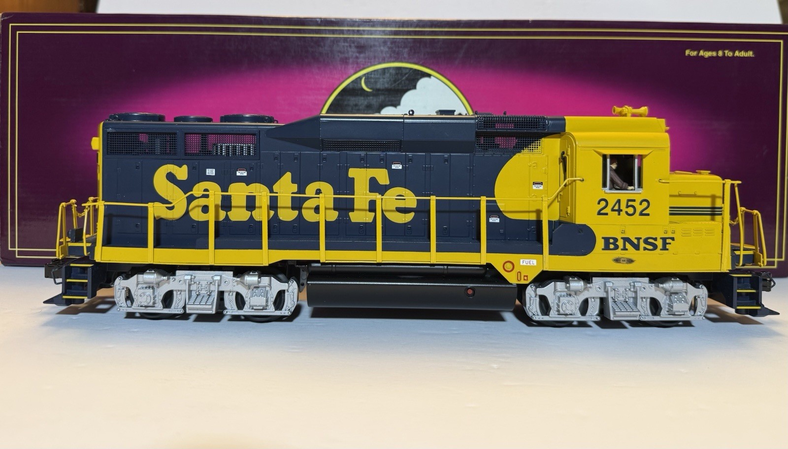 MTH 20-2398-1 O BNSF GP-30 Diesel Engine W/PS 2.0 #2452 W/ Box – See Description