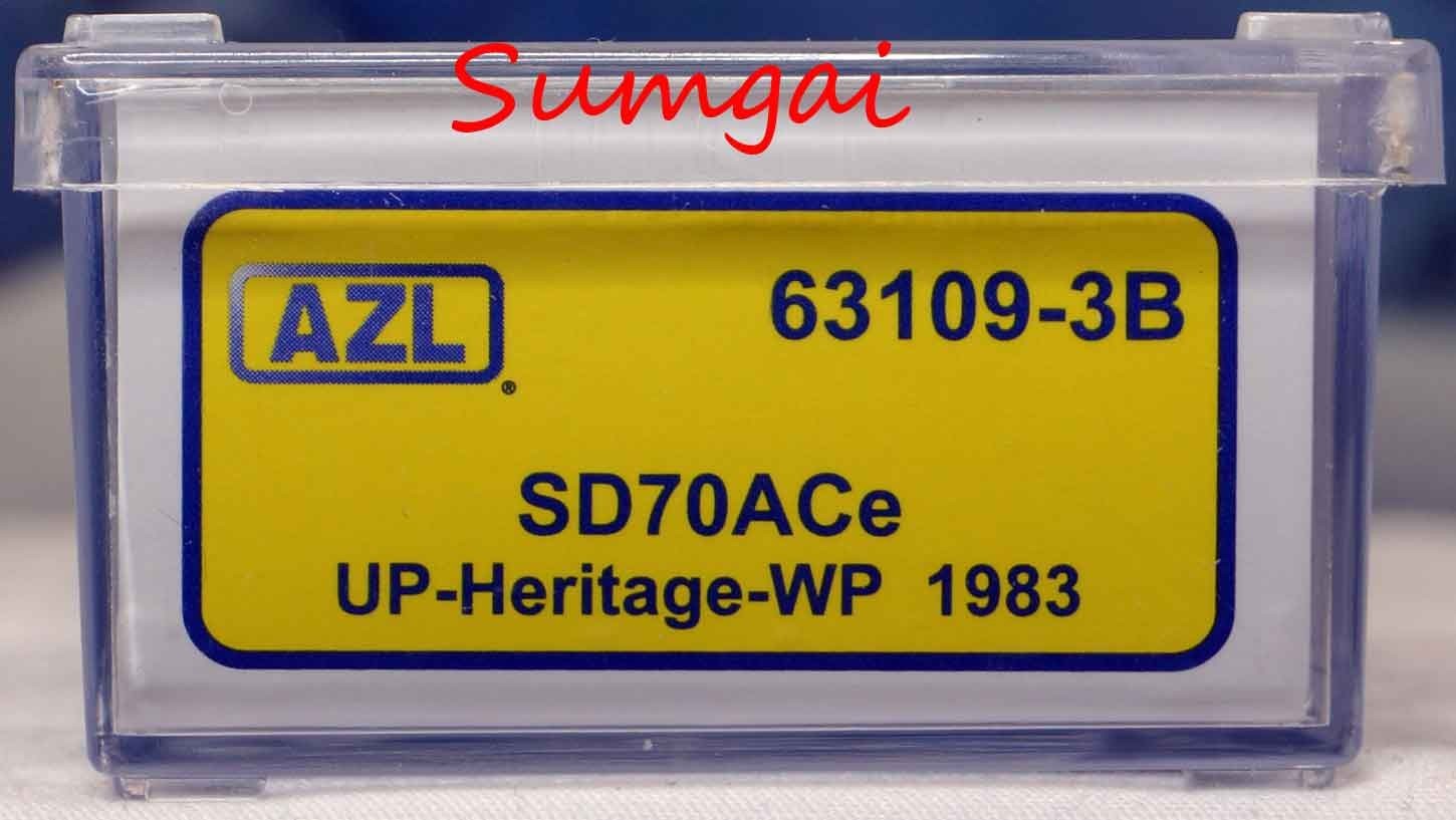 AZL 63109-3B SD70ACe UP Heritage Western Pacific Locomotive 1983 Z Scale Z Gauge