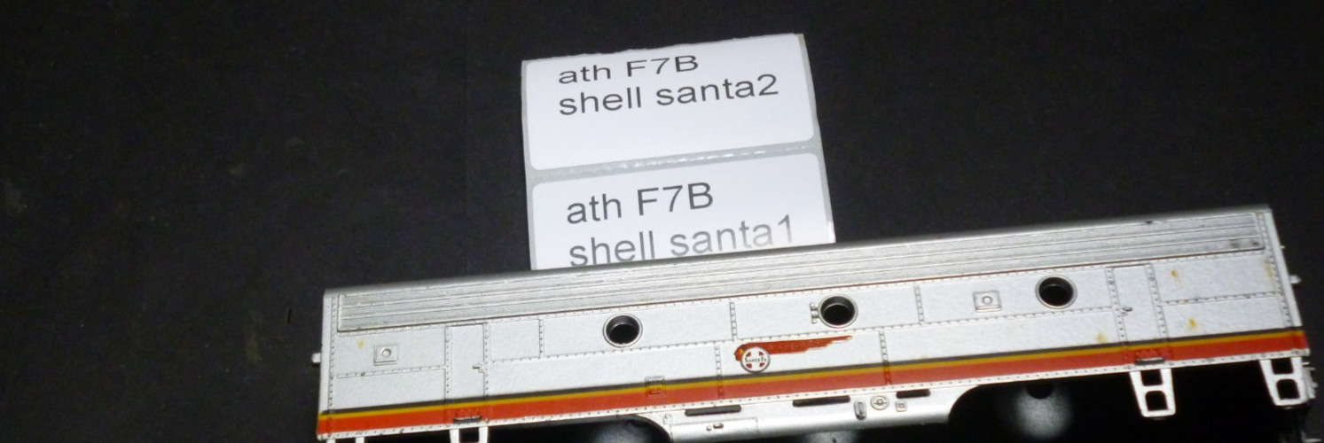 Ho Athearn Diesel locomotive Alco PA shell Santa fe