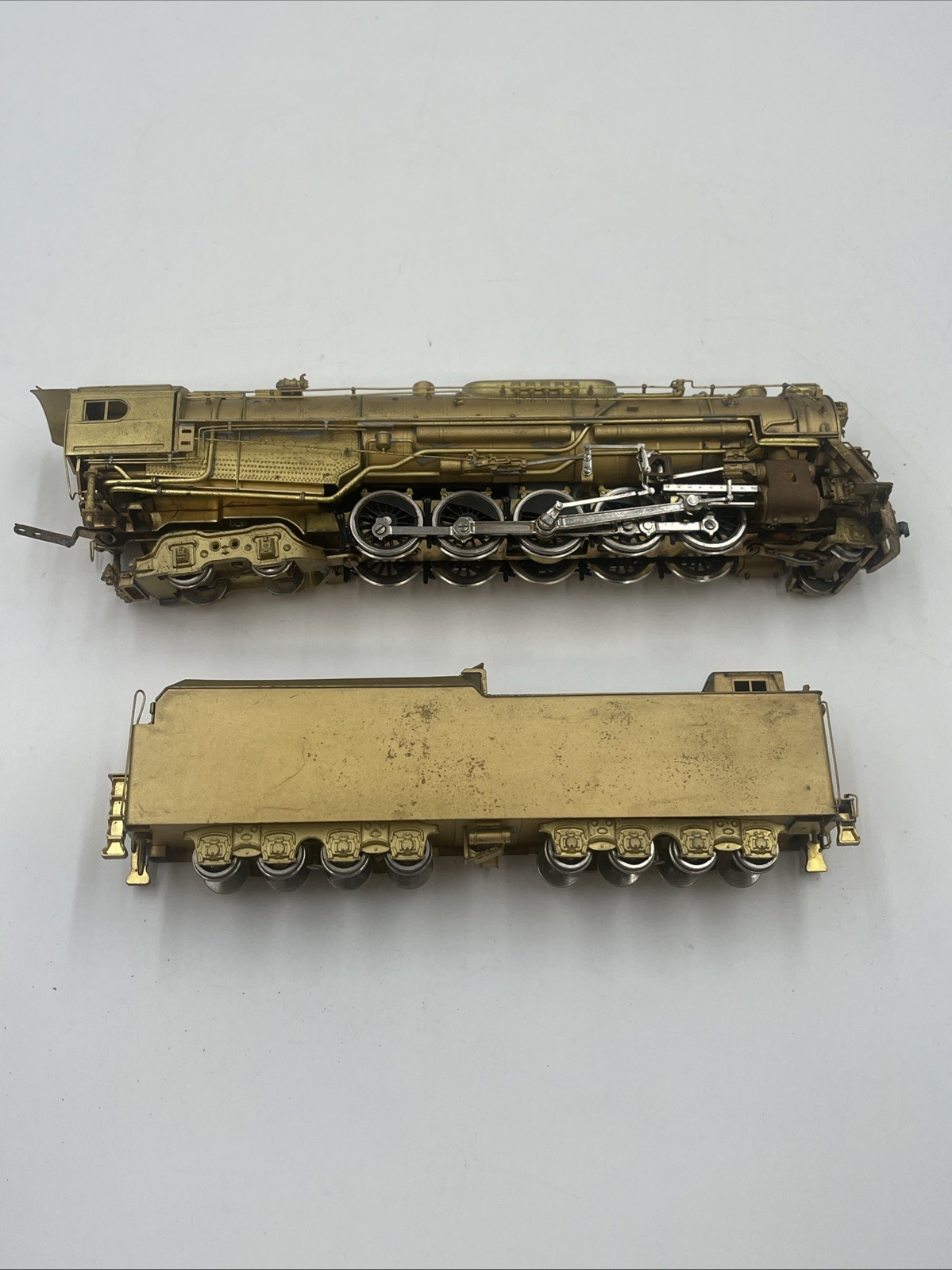 Ho Scale brass engine & caboose- Pennsylvania J-1 2-10-4 Westside Model Company
