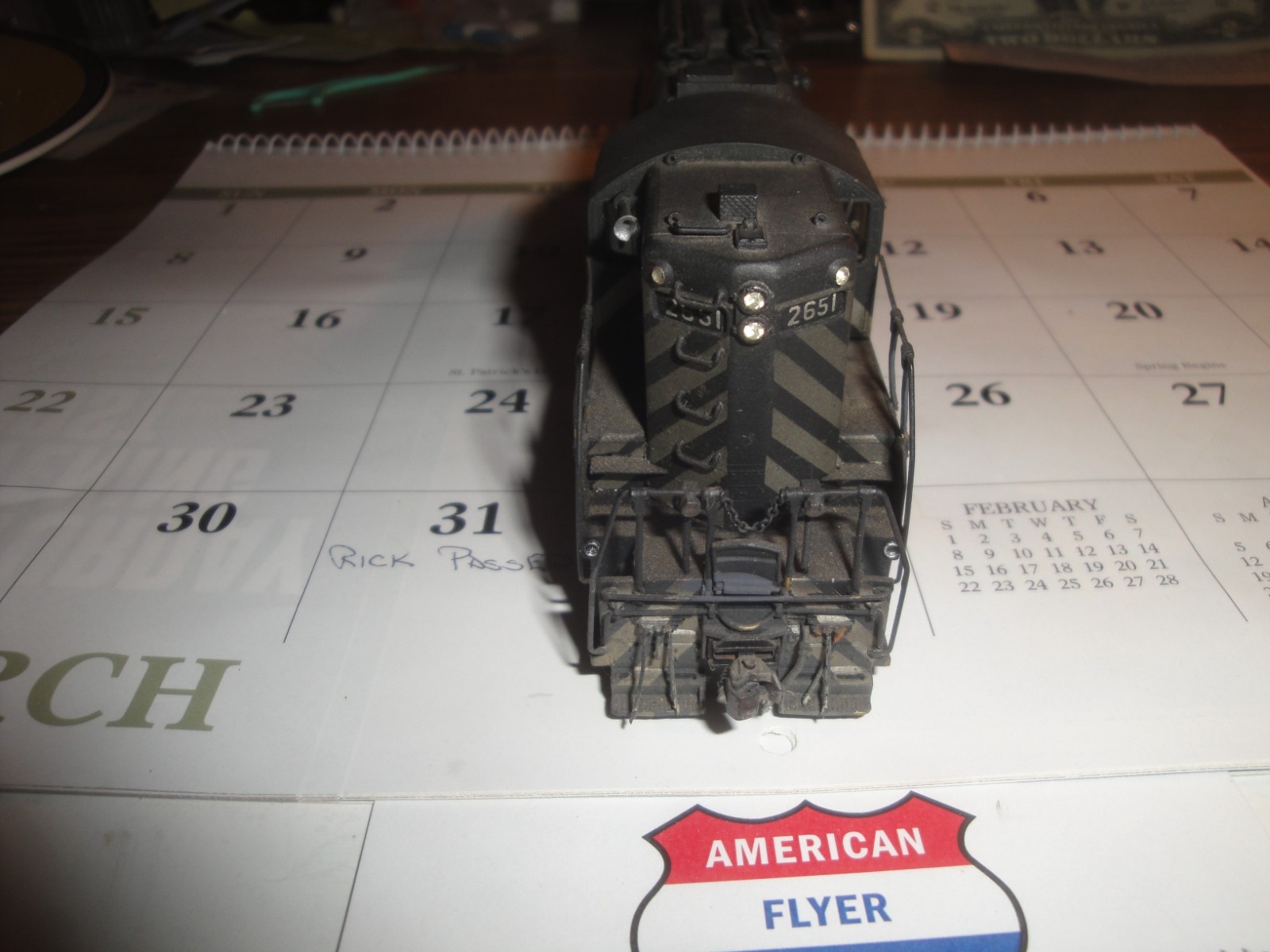 Sunset Models, HO, 2651 Zebra Stripe ATSF GP9 Factory Painted