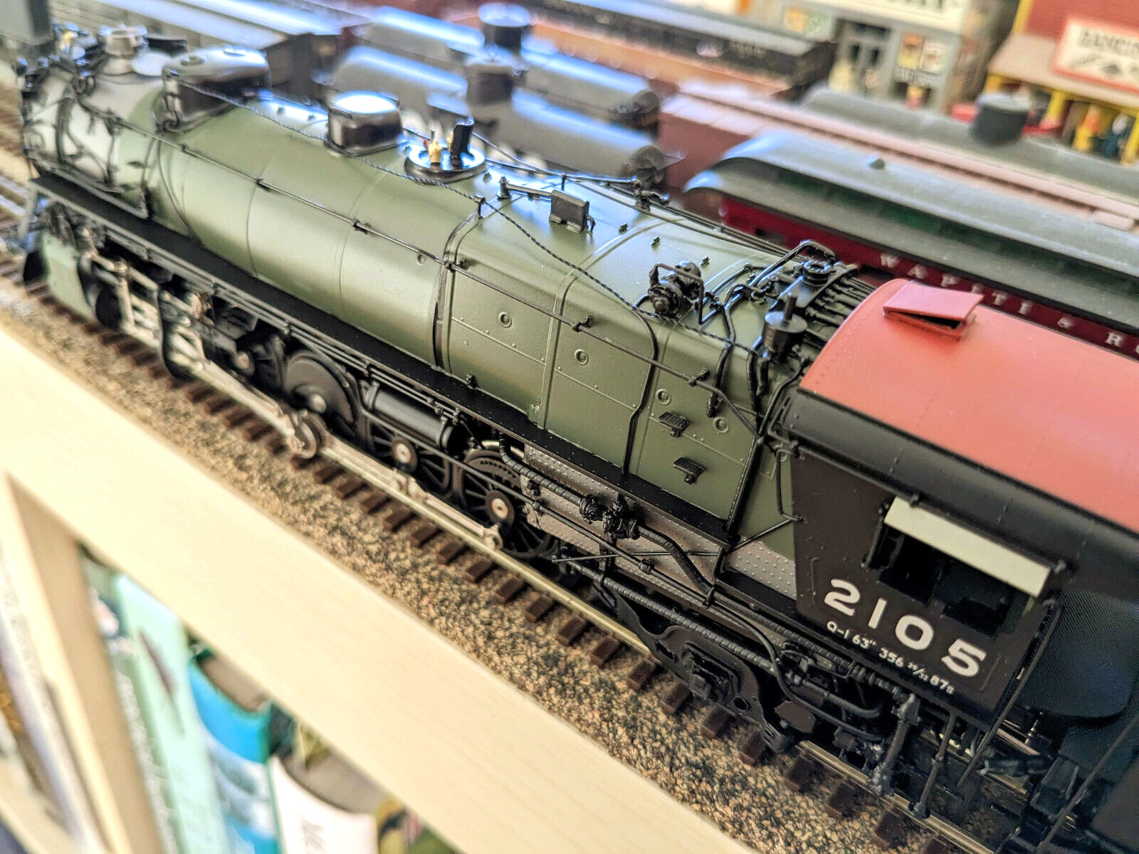 RARE! *CHALLENGER BRASS GN CLASS Q-1 2-10-2 HO *GLACIER PARK *LAMPS *RUNS GREAT!