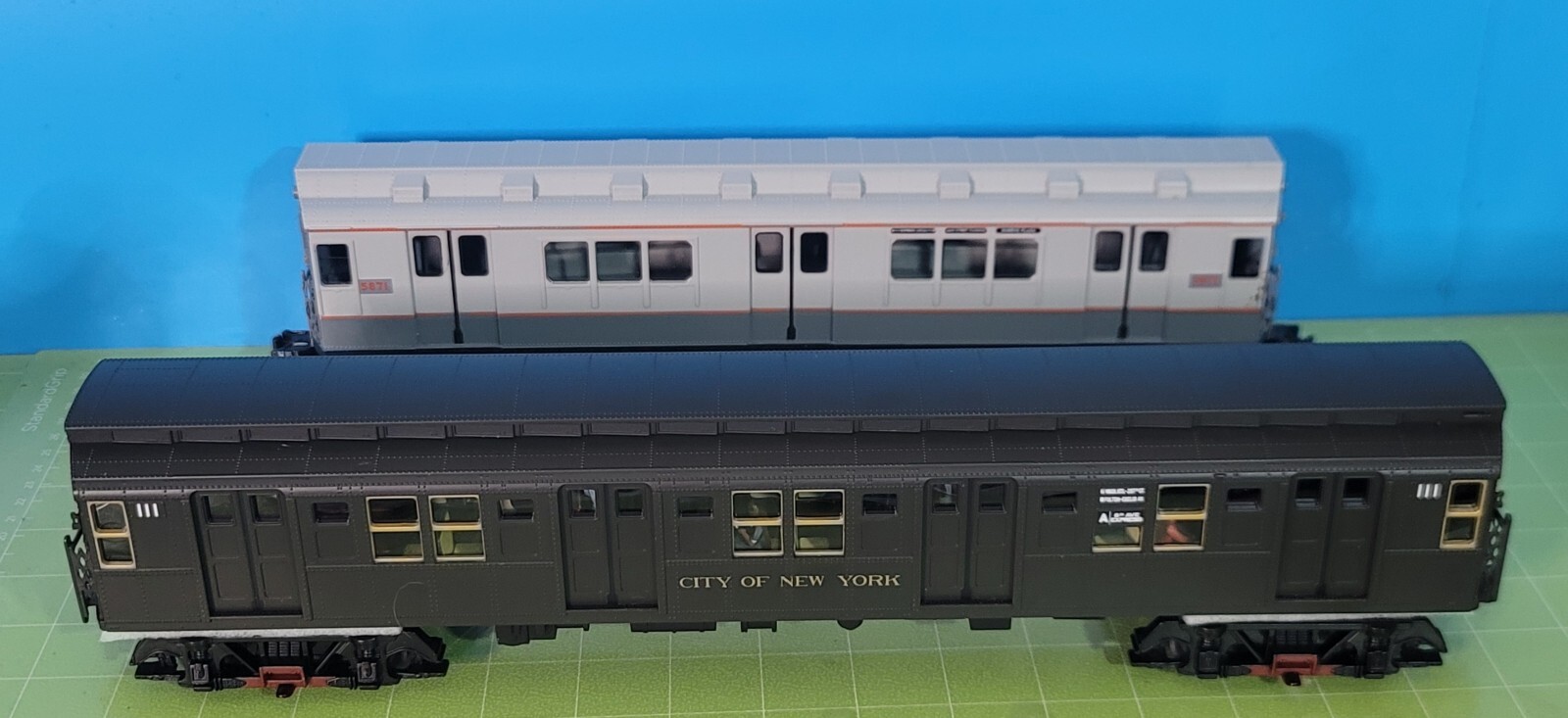 Rail King by MTH No. 20-2554-3 / R-1 / 2-Car Add-On Non-Powered Subway Set