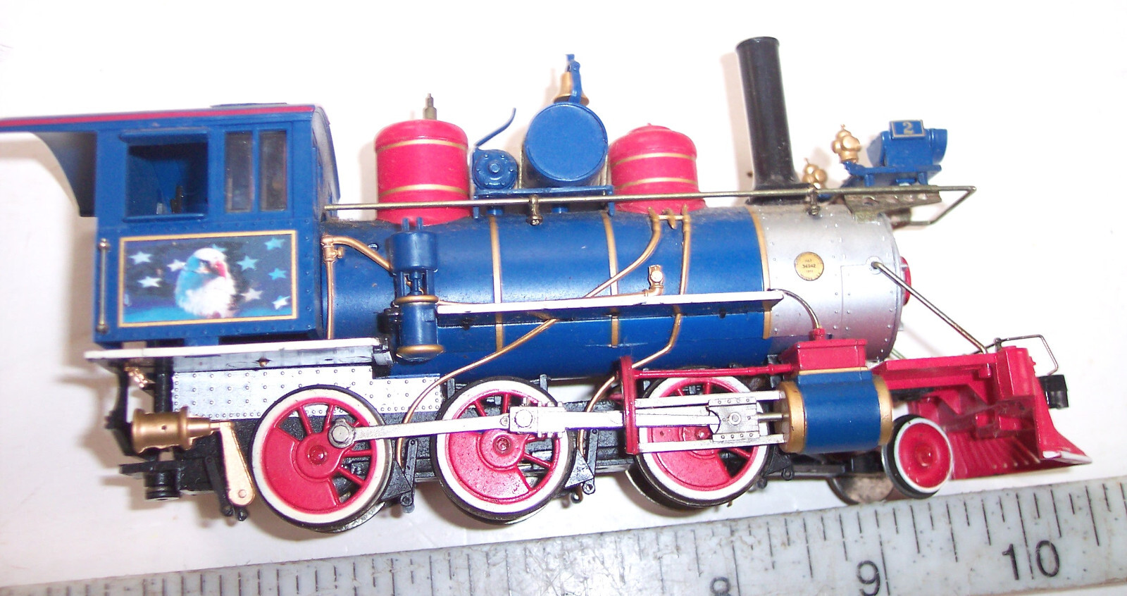 BACHMANN HO Hawthorne Village Spirit of America Steam Locomotive, Needs TLC