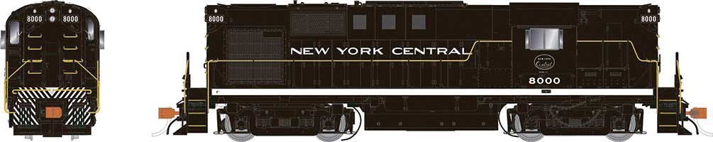 Rapido 31073 HO Alco RS11 – Standard DC New York Central 8002