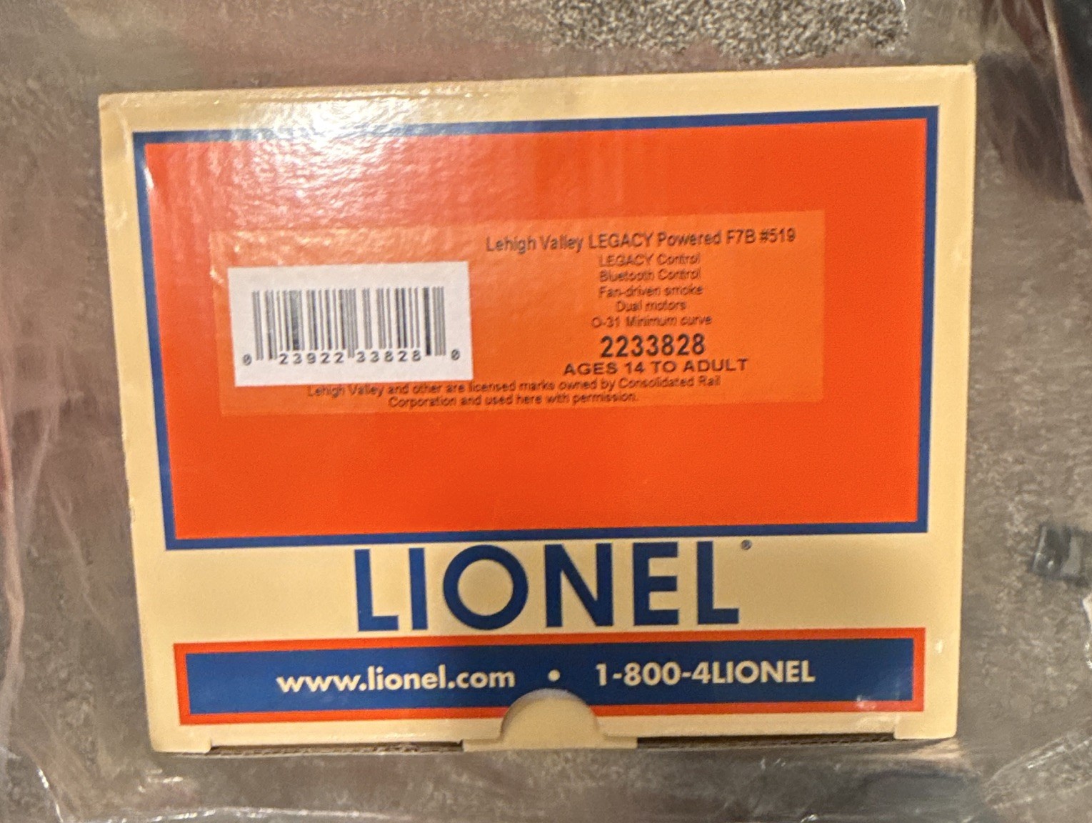 Lionel O 1:48 Lehigh Valley FTB Diesel LEGACY Sound/Smoke/Lights 2233828
