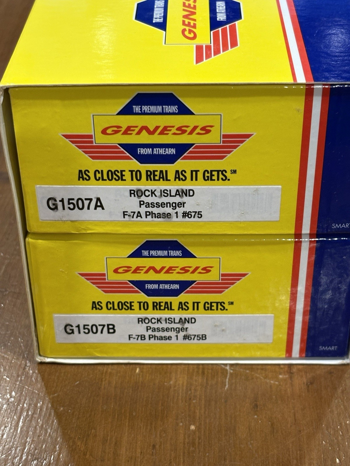 Athearn Genesis Ho Scale G1507 Rock Island Passenger F-7A/F-7B Set
